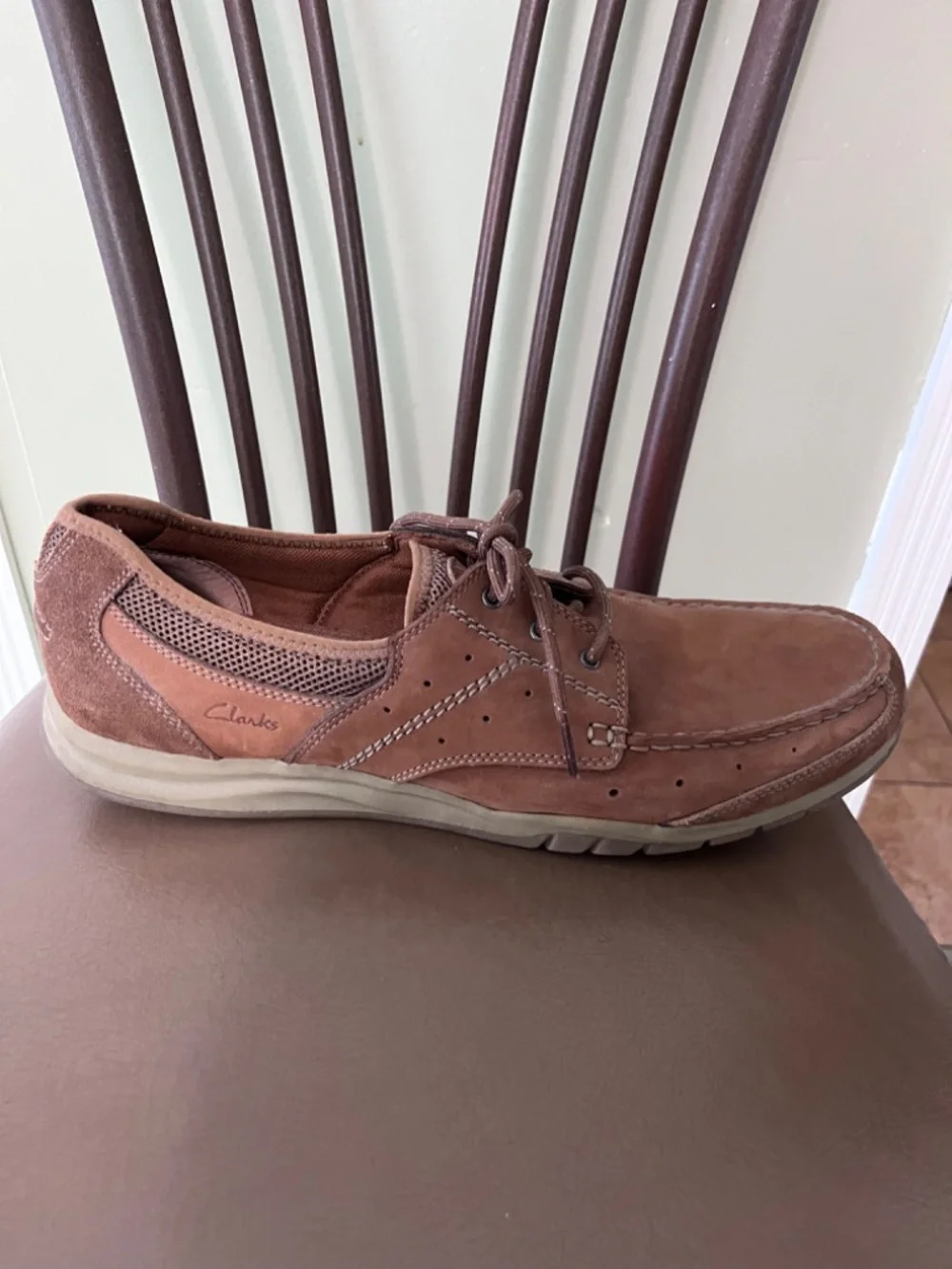 Clarks Armada English Oxford Brown Suede/Nubuck/Men’s Size 15M